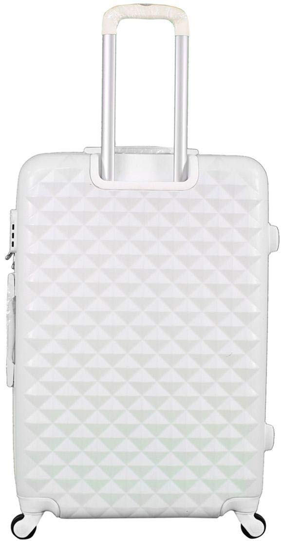 Morano Luggage Trolley 3PCS SET WITH BEAUTY CASE, WHITE